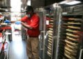 Telex: An entrepreneur baked the pizza in a delivery truck so that it could be delivered straight from the oven to the table.