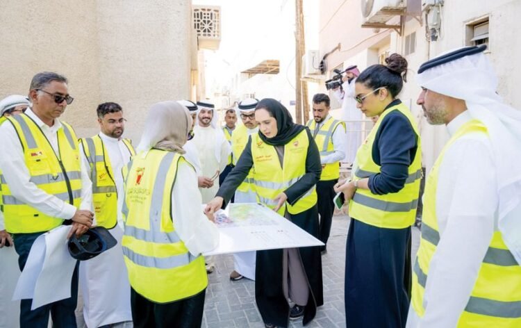 Gulf News | During an inspection tour of the Muharraq city development project.. Minister of Housing and Urban Planning: 73% completion rate of construction work for Furjan, the first phase of the Muharraq development project