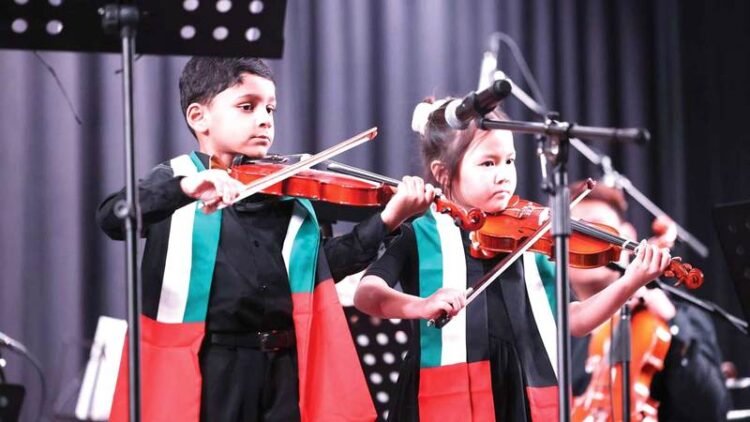 A symphonic dialogue, “In Love with the Emirates,” blends local heritage with international masterpieces