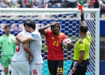 With 10 players, Belgium draws with Iran in the 2026 World Cup