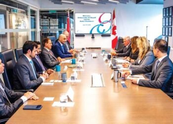 12.6 billion dirhams, the value of non-oil trade between Dubai and Canada in 2025
