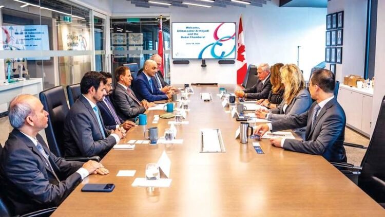 12.6 billion dirhams, the value of non-oil trade between Dubai and Canada in 2025