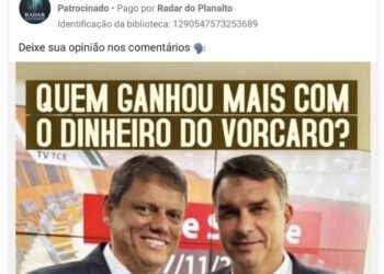 Meta has anonymous ads attacking Flávio and Tarcísio – 06/29/2026 – Politics