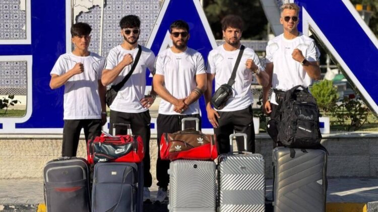 Afghanistan’s national wushu team went to China