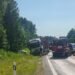 Kraupi head-on collision in Plunge district: a young man was killed in a collision with a logging truck