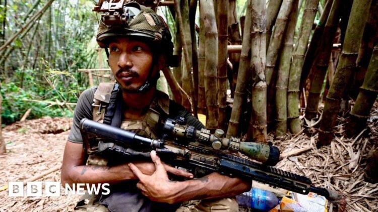 Inside Myanmar, rebels are losing ground as military forces men into armyThe BBC travels with rebels to frontline positions in Myanmar to see how the war is unfolding.   3 hrs agoAsia