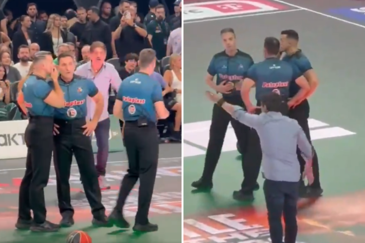 The circus continues: PAO’s owner blew out the referees in the middle of the pitch