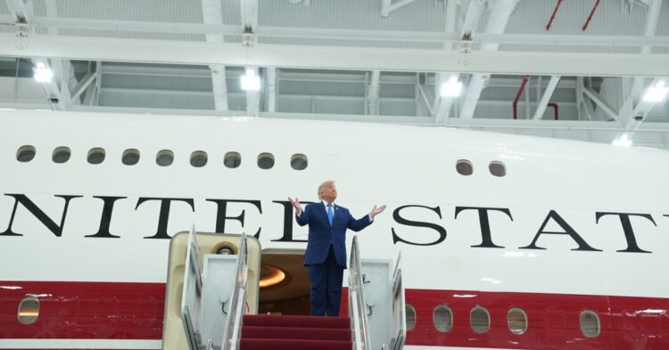 A New Air Force One, via Qatar, Nears Its First Presidential Flight