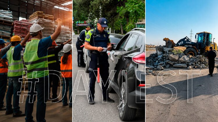 New punishments for drivers who violate the law and a crash on the banks of the river Chirchik