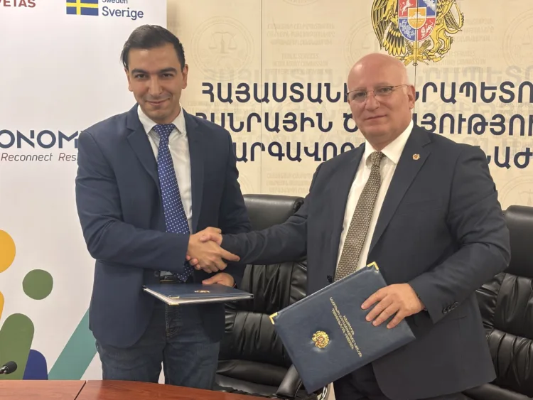 PSC and HELVETAS SWISS INTERCOOPERATION signed a memorandum of understanding.