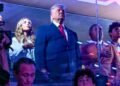 Donald Trump misses the start of the USA World Cup in Los Angeles