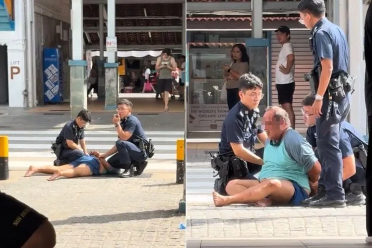 Man arrested in Toa Payoh for obscene act, punching police officer in the face