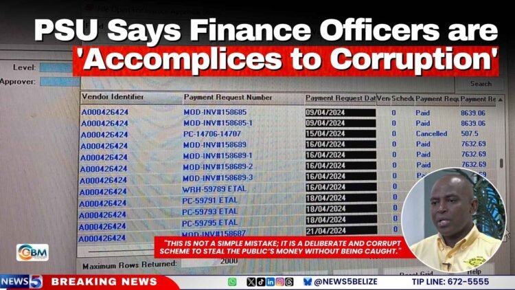PSU Says Finance Officers are ‘Accomplices to Corruption’