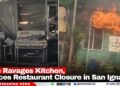 Fire Ravages Kitchen, Forces Restaurant Closure in San Ignacio