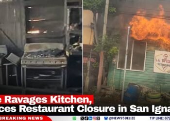 Fire Ravages Kitchen, Forces Restaurant Closure in San Ignacio