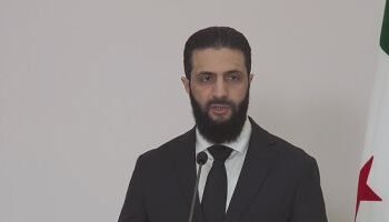 The first comment from Ahmed Al-Sharaa on Trump’s statements regarding entering southern Lebanon