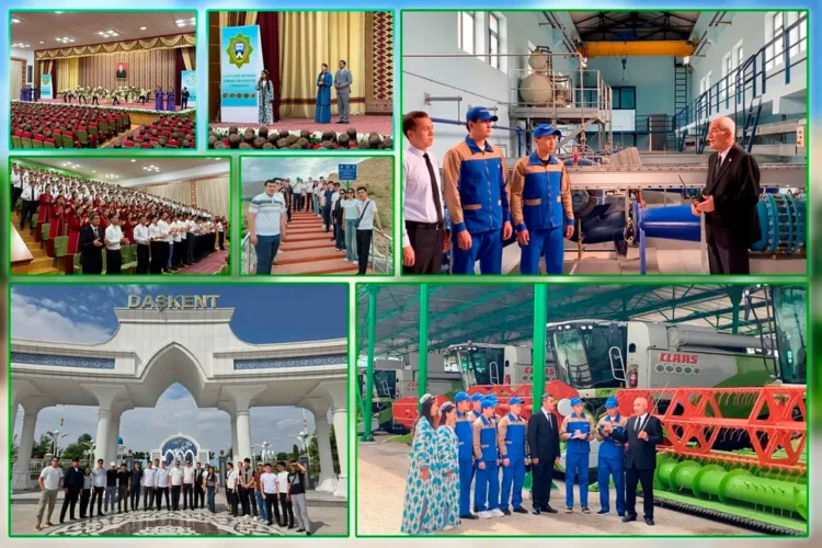 Students from a Tashkent university completed an internship in Turkmenistan
