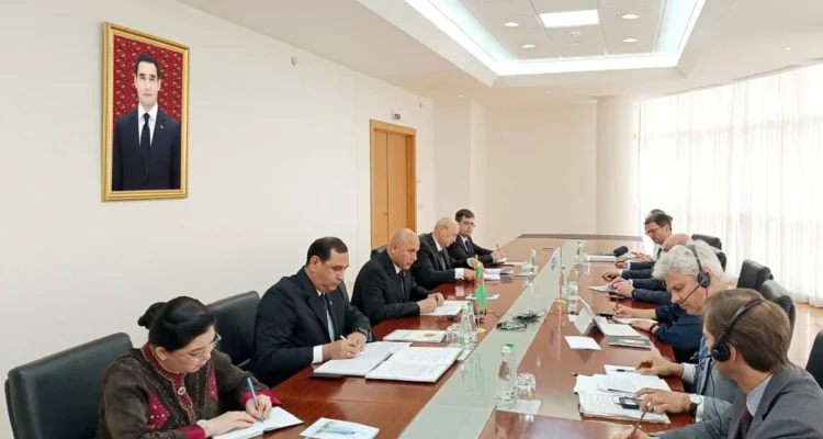 Turkmenistan’s Deputy Foreign Minister met with an IMF delegation