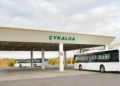 The location of the final stop “Wokzal” in Ashgabat has been changed