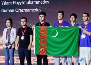 Turkmen participants received bronze at the Huawei ICT Competition in Shenzhen