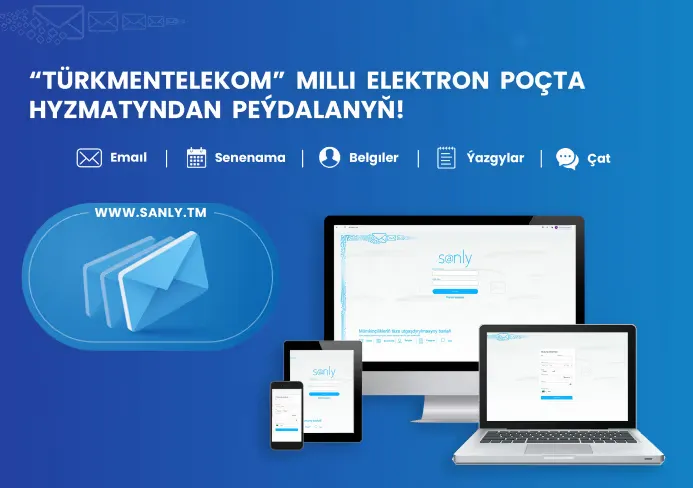 The national portal Sanly.tm offers corporate email for companies