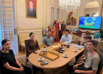 Turkmen schoolchildren entered the top 20 at a robotics competition in the Netherlands