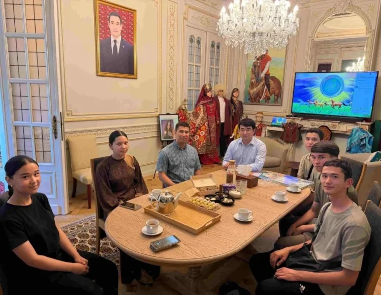 Turkmen schoolchildren entered the top 20 at a robotics competition in the Netherlands