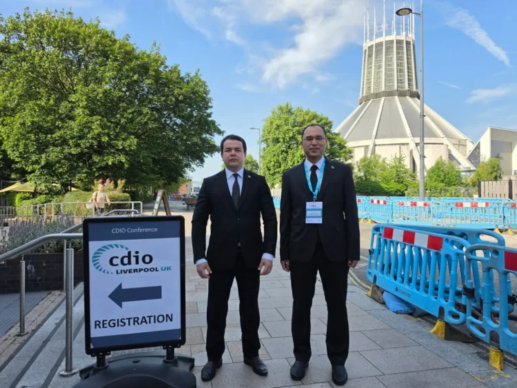 Representatives from Turkmenistan’s engineering university participated in CDIO 2026 in Liverpool