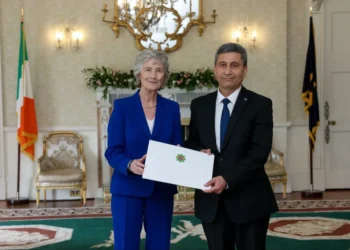Politics | Today 15:25| The Ambassador of Turkmenistan presented his credentials to the President of Ireland
