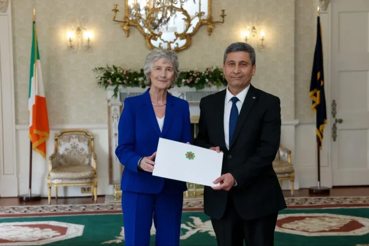 Politics | Today 15:25| The Ambassador of Turkmenistan presented his credentials to the President of Ireland