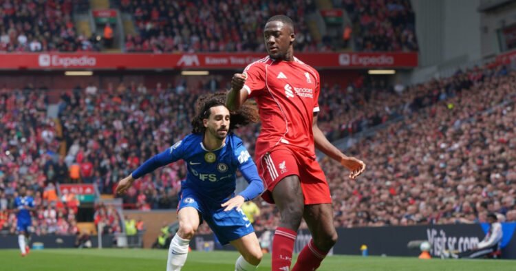 Konate is leaving Liverpool after five years