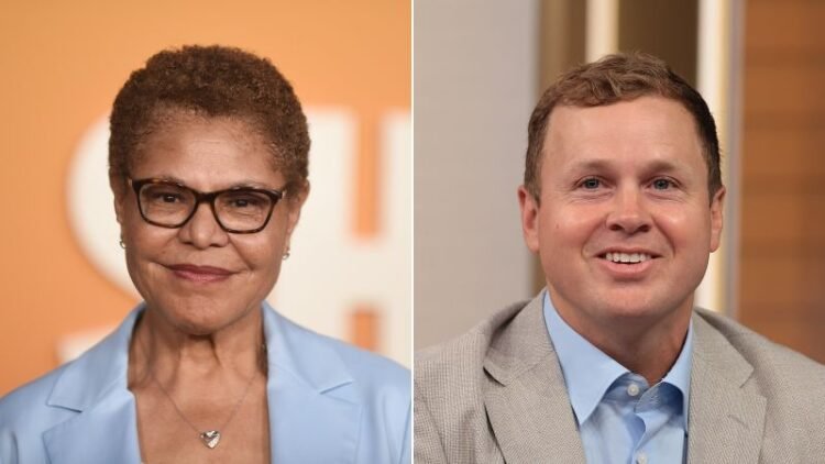 Spencer Pratt waits for results as Los Angeles Mayor Karen Bass advances to runoff