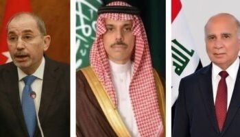 Jordan, Saudi Arabia and Iraq stress the importance of stopping the escalation and restoring stability in the region