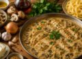 Marsala and mascarpone turn the chicken into a delicacy