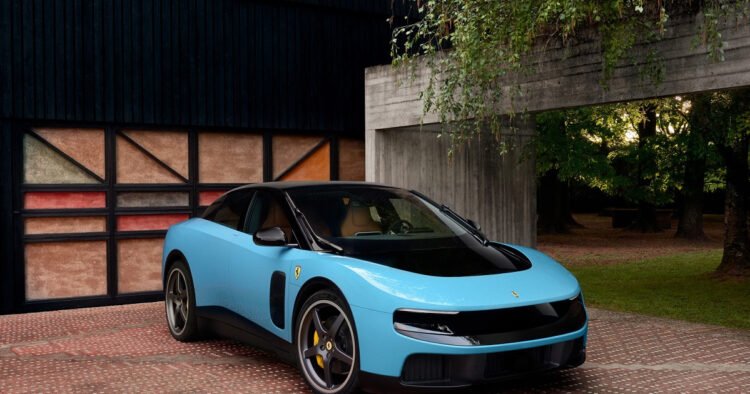 The first electric Ferrari caused stormy reactions from the public