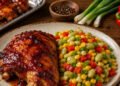 Juicy chicken and a side dish that elevates the dish to a higher level
