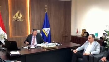 The Governor of Damietta congratulates the top students in preparatory school by phone.. and Jana Muhammad wins first place