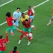 Brazil and Morocco clashed in the first half, disappointed in the second and played to a draw