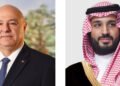 Al-Riyadh newspaper | The Crown Prince receives a phone call from the Lebanese President