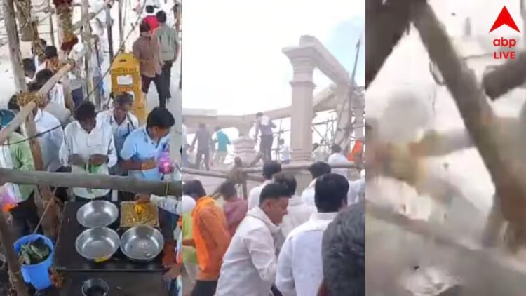 Maharashtra Temple Collapse: Temple collapses, pilgrims trapped inside, casualties are increasing, horrific incident in Maharashtra