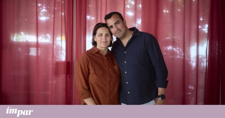 Marlene Vieira and João Sá: with their hearts in their mouths