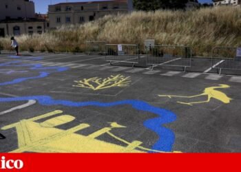In Alcântara, there is now a line that shows where the Tagus reached 6000 years ago | Lisbon