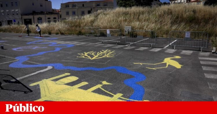 In Alcântara, there is now a line that shows where the Tagus reached 6000 years ago | Lisbon