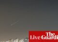 Middle East crisis live: Israel says it has struck targets in central and western Iran | US-Israel war on Iran