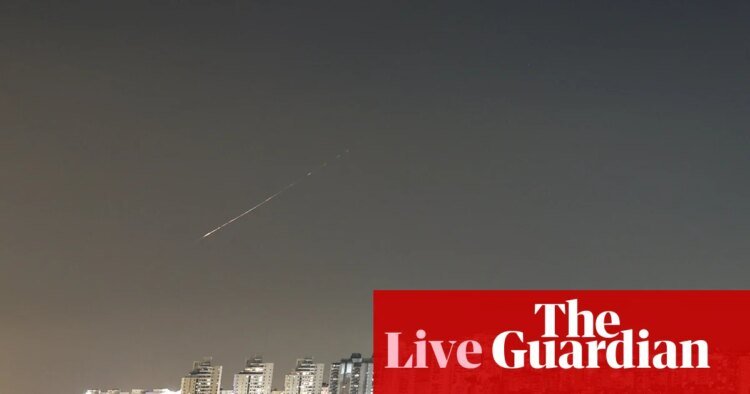 Middle East crisis live: Israel says it has struck targets in central and western Iran | US-Israel war on Iran