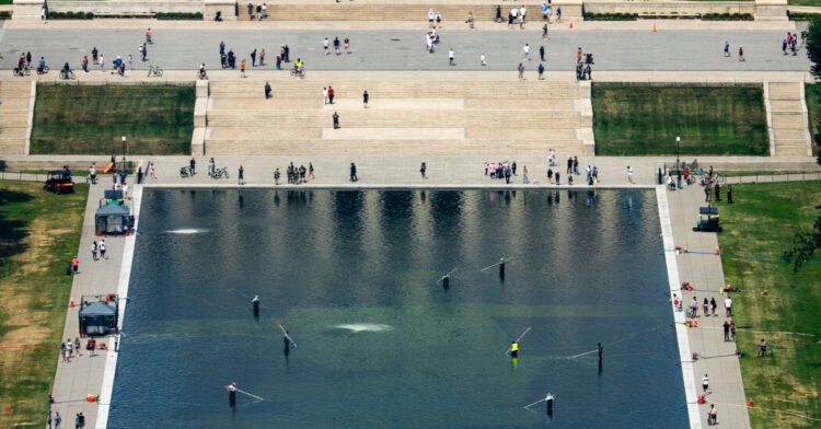 Trump on the Shabby Condition of the Reflecting Pool: Not My Fault