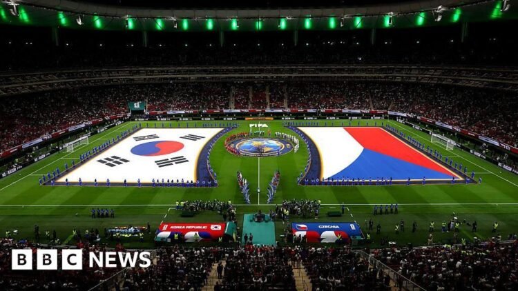 Man apologises for making racist gesture at Korean in World Cup match