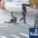 New York police investigate mysterious cases of people coming out of manholes | New York