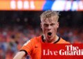 Tunisia 1-3 Netherlands: World Cup 2026 – as it happened | World Cup 2026