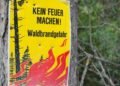 Great risk of forest fires: Fire ban in forests and near forests